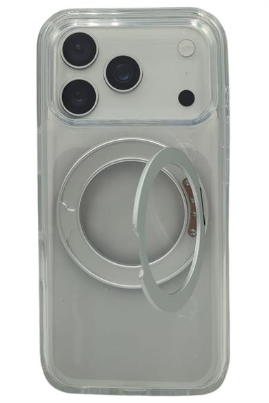 iPhone 17 Pro Clear Stantlı Telefon Kılıfı