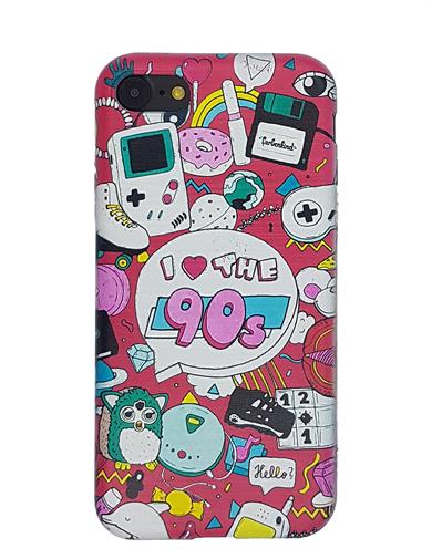 İphone 7 Şeffaf Baskılı Kılıf