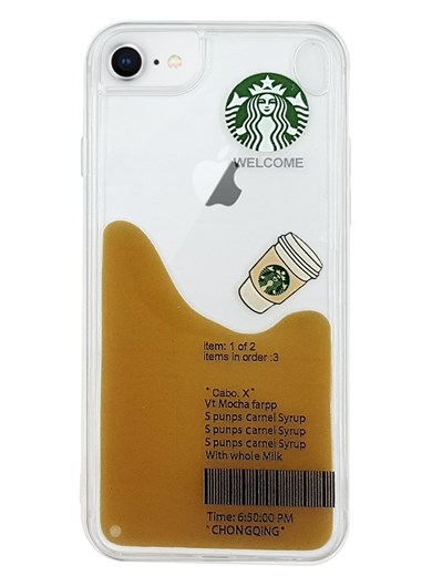 Iphone 8 Sulu Starbucks Latteli Kılıf