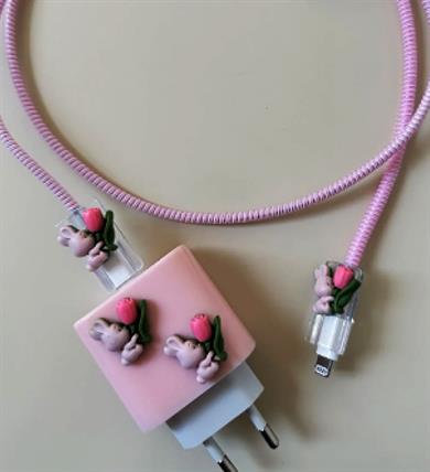 Karakter Sevimli Kablo Koruma Seti