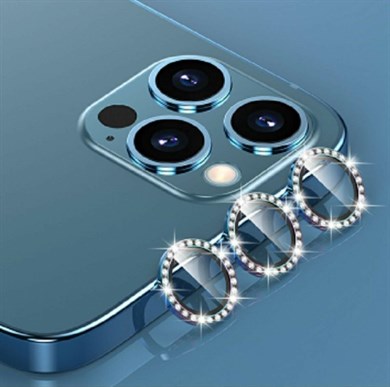Metal Taşlı Kamera Koruma Lensi Apple 11