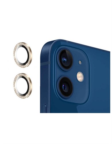 Metal Taşlı Kamera Koruma Lensi Apple 11 Pro Max