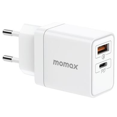 MOMAX  ONEPLUG 25W 2-PORT HIZLI ŞARJ ADAPTÖRÜ BEYAZ