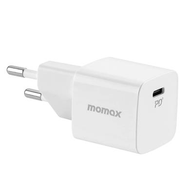 MOMAX ONEPLUG Mini USB-C PD Charger (20W) WHITE