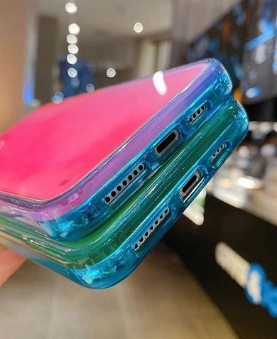 Neon Sulu Kılıf İphone 12 Mini