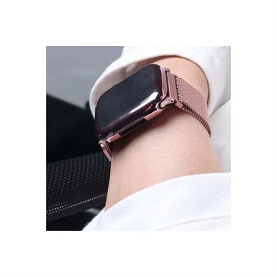 Örgülü Metal Saat Kordonu Apple Watch 42/44mm