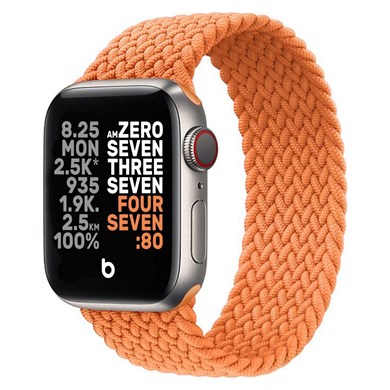 Örgülü Solo Loop Saat Kordonu Apple Watch 38/41 mm M