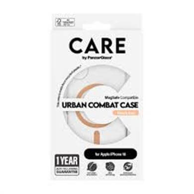 PanzerGlass Care by iPhone 16, Flagship Urban Combat MagSafe Turuncu Kılıf