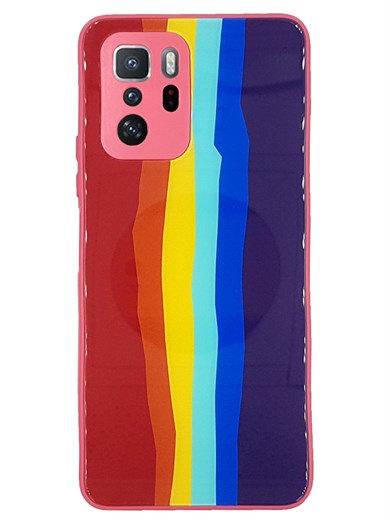 Rainbow Glass Xiaomi Poco X3 Kılıf