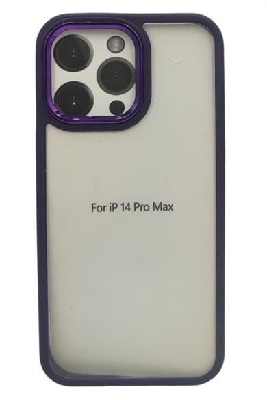 Renkli Şefaf Apple 14 Pro Max Telefon Kılıfı
