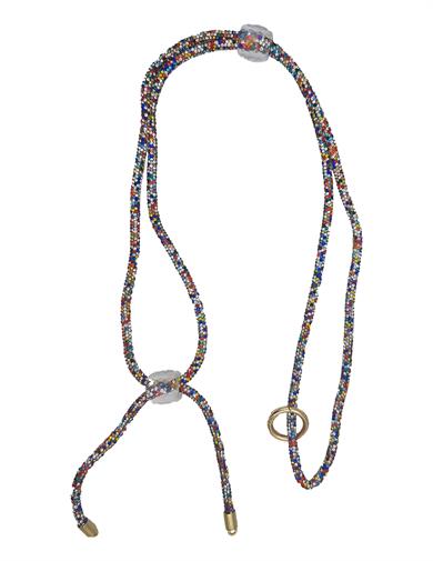 Renkli Dokuma Telefon İpi Uzun