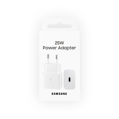 Samsung Type-C Hızlı Şarj Adaptörü Beyaz (25W)