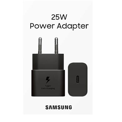 Samsung Type-C Hızlı Şarj Adaptörü Siyah(25W)