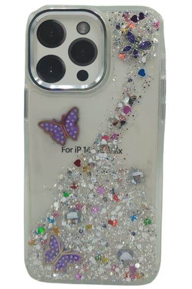 Taşlı iPhone 14 Pro Max Kılıf