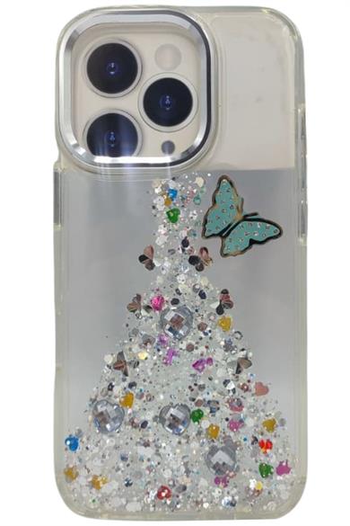 Taşlı iPhone 15 Pro Max Kılıf