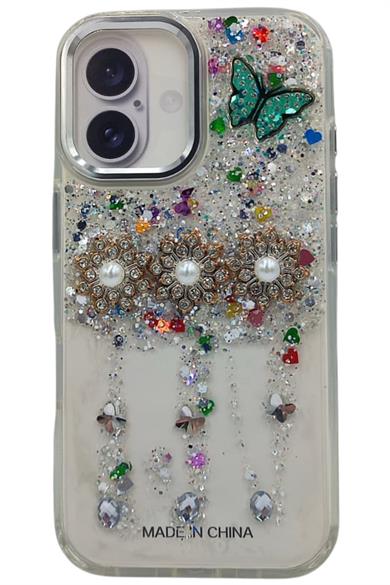 Taşlı iPhone 16 Kılıf