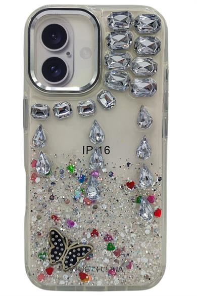 Taşlı iPhone 16 Kılıf