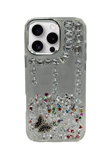 Taşlı iPhone 16 Pro Max Kılıf