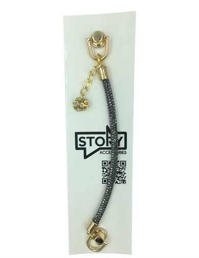 Taşlı Kısa Telefon Bilekliği