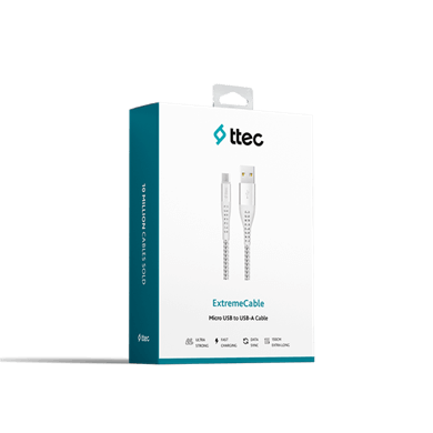 Ttec ExtremeCable Ekstra Dayanıklı Micro USB Şarj Kablosu 150cm