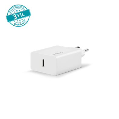 Ttec SmartCharger 20W PD USB-C Seyahat Hızlı Şarj Aleti Beyaz
