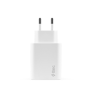 ttec SmartCharger Duo Pro GaN 50W PD Seyahat Hızlı Şarj Aleti USB-C + USB-C