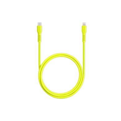 ttec USB-C - Lightning Hızlı Şarj Kablosu 120cm Neon Sarı