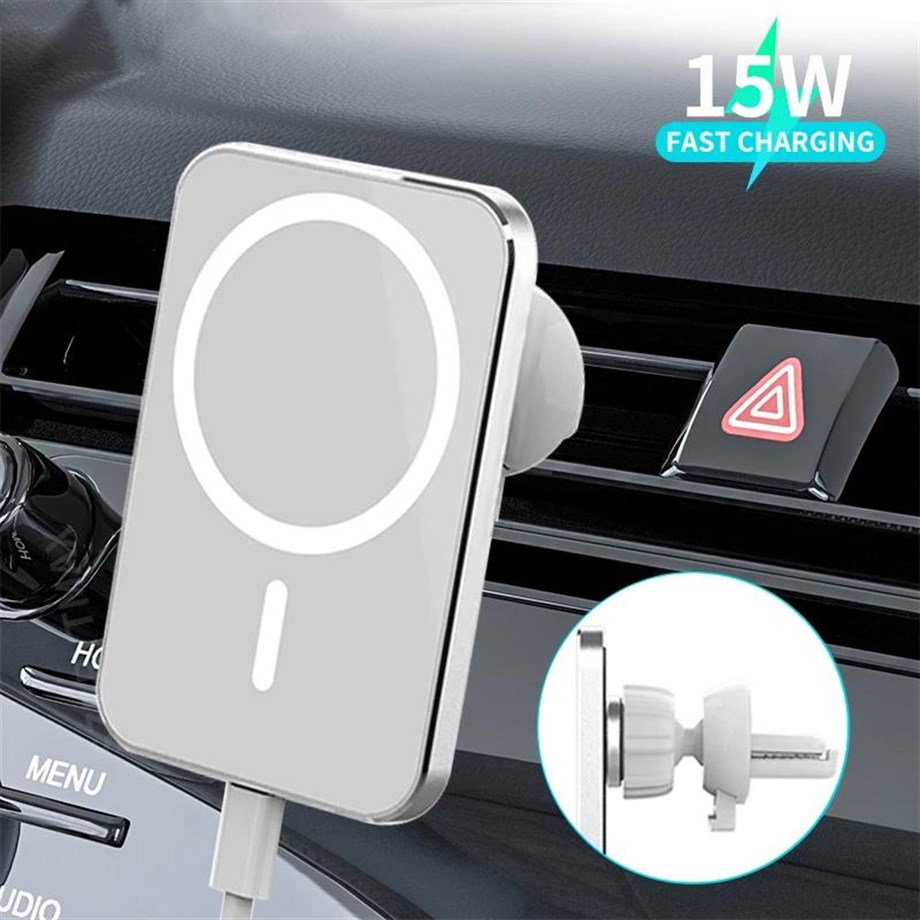 15W Magnetic Wireless Araç Şarzı