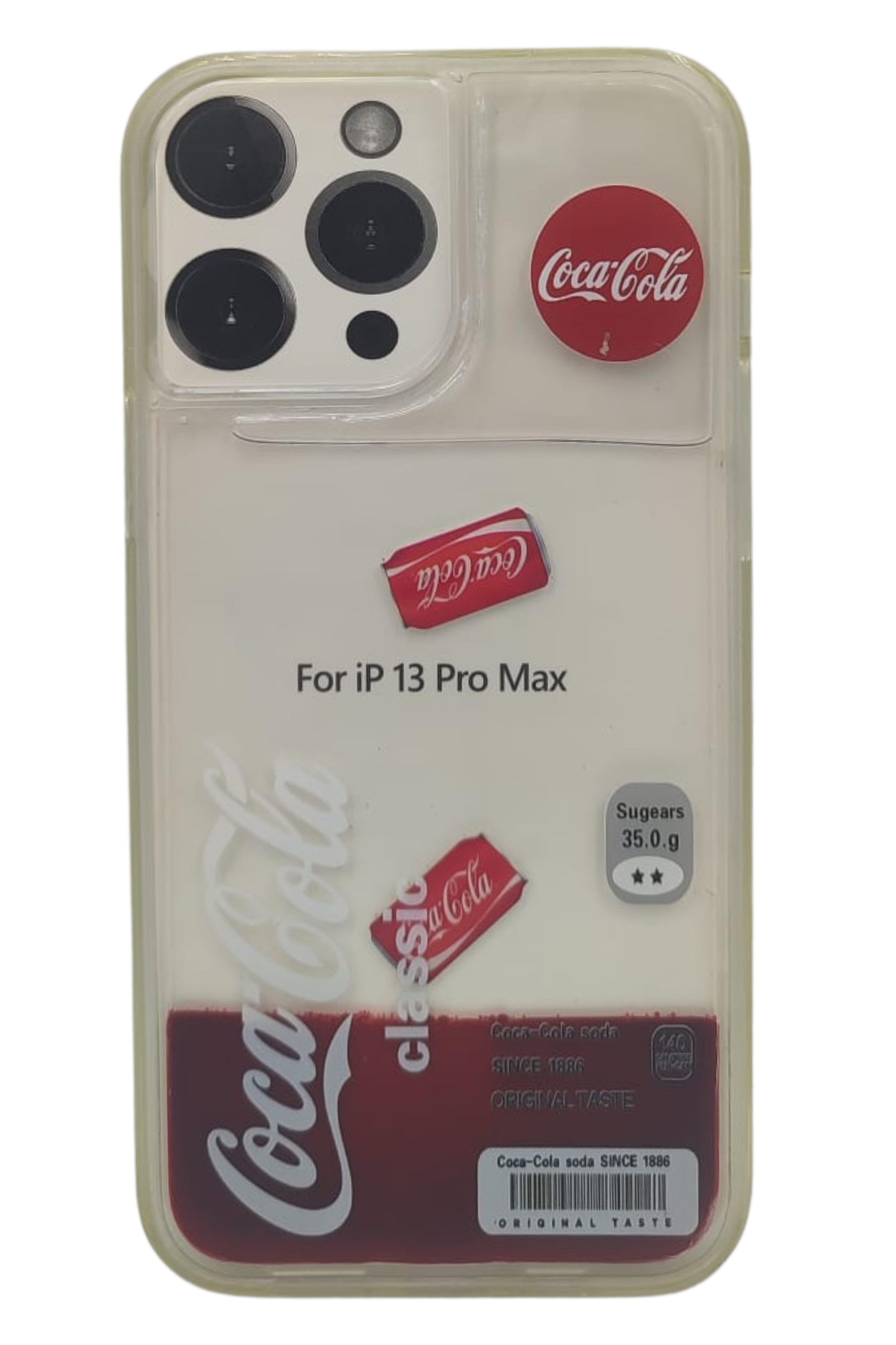 Apple 13 Pro Max Cola Water Sulu Kılıf