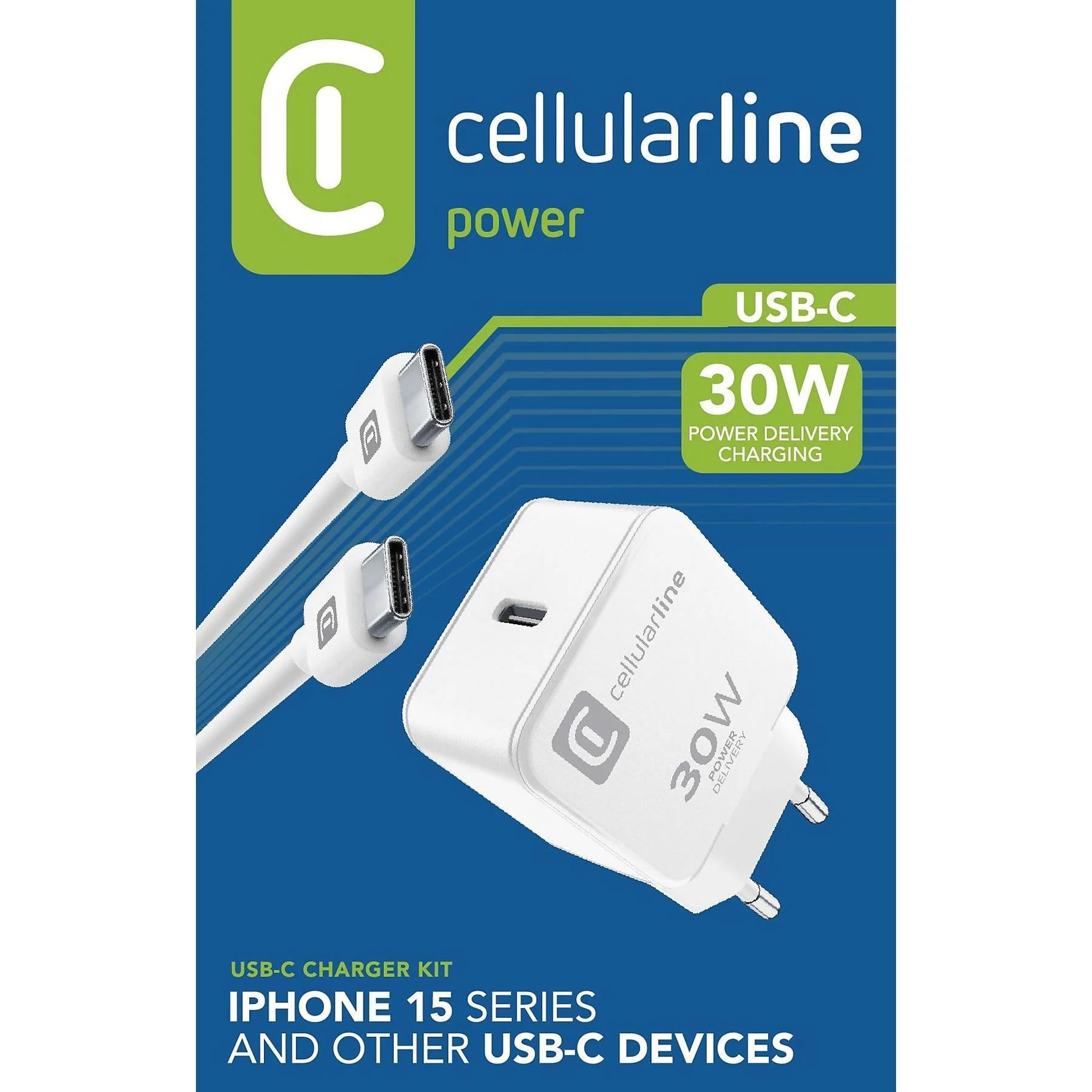 Cellularline 30w Apple 15 Series Şarj Adaptörü