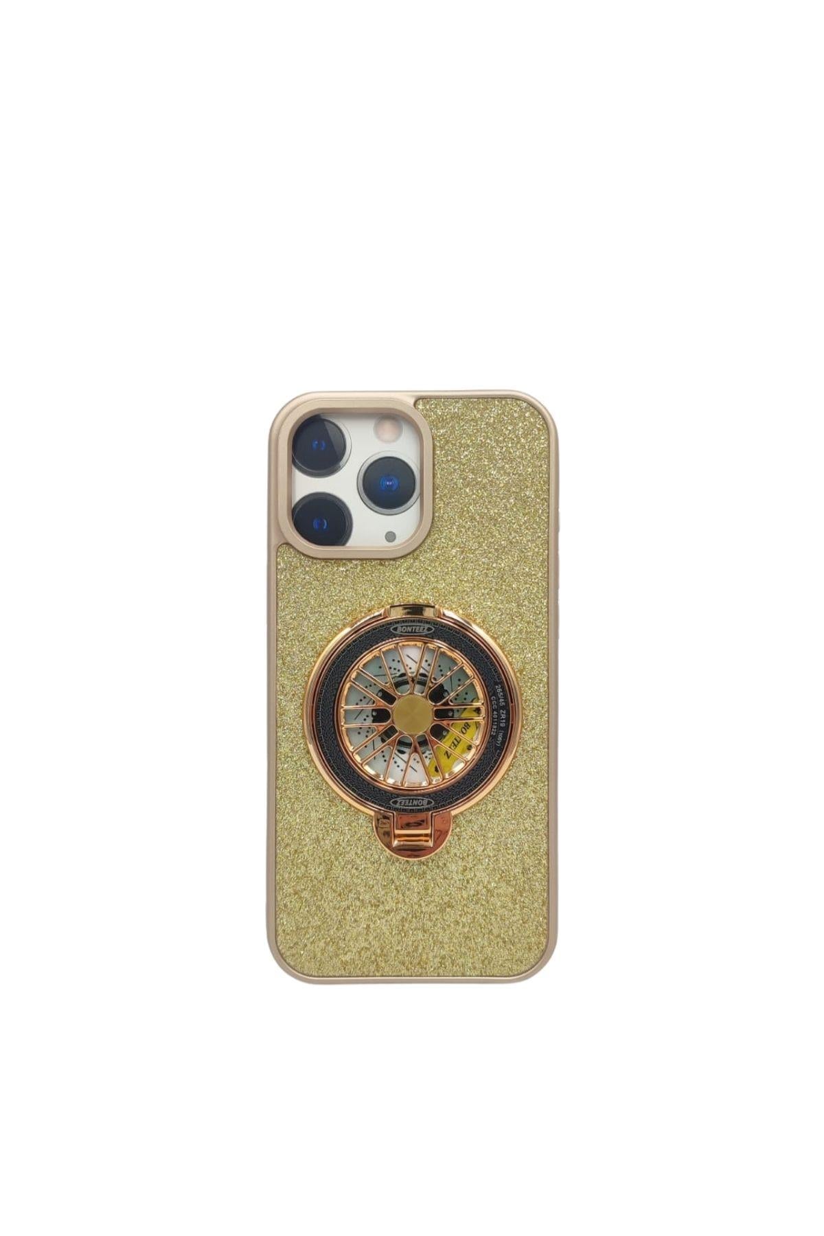İphone 16 Pro Pusula Simli Kılıf