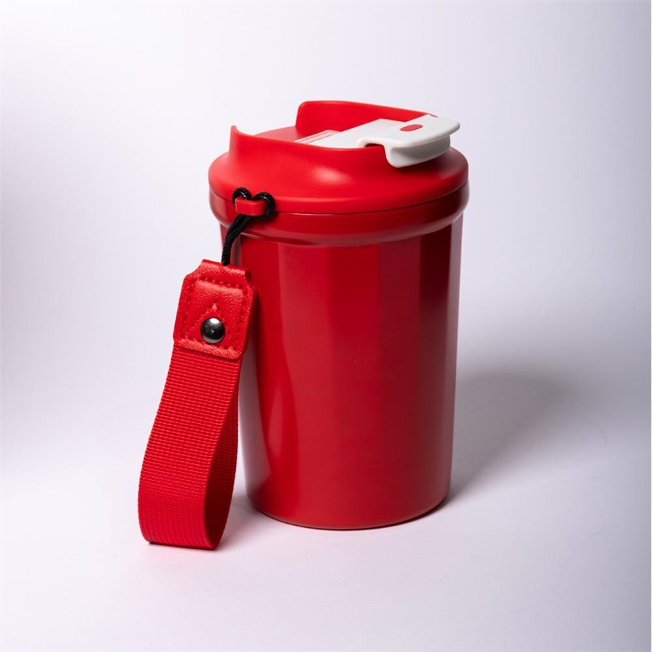 Mat Kırmızı Termos 5357- Çelik Termos