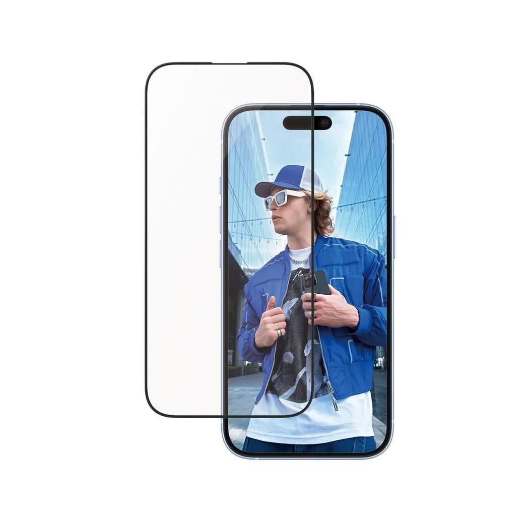 PanzerGlass iPhone 16, Alüminyum Çerçeve, UWF, Ekran Koruyucu