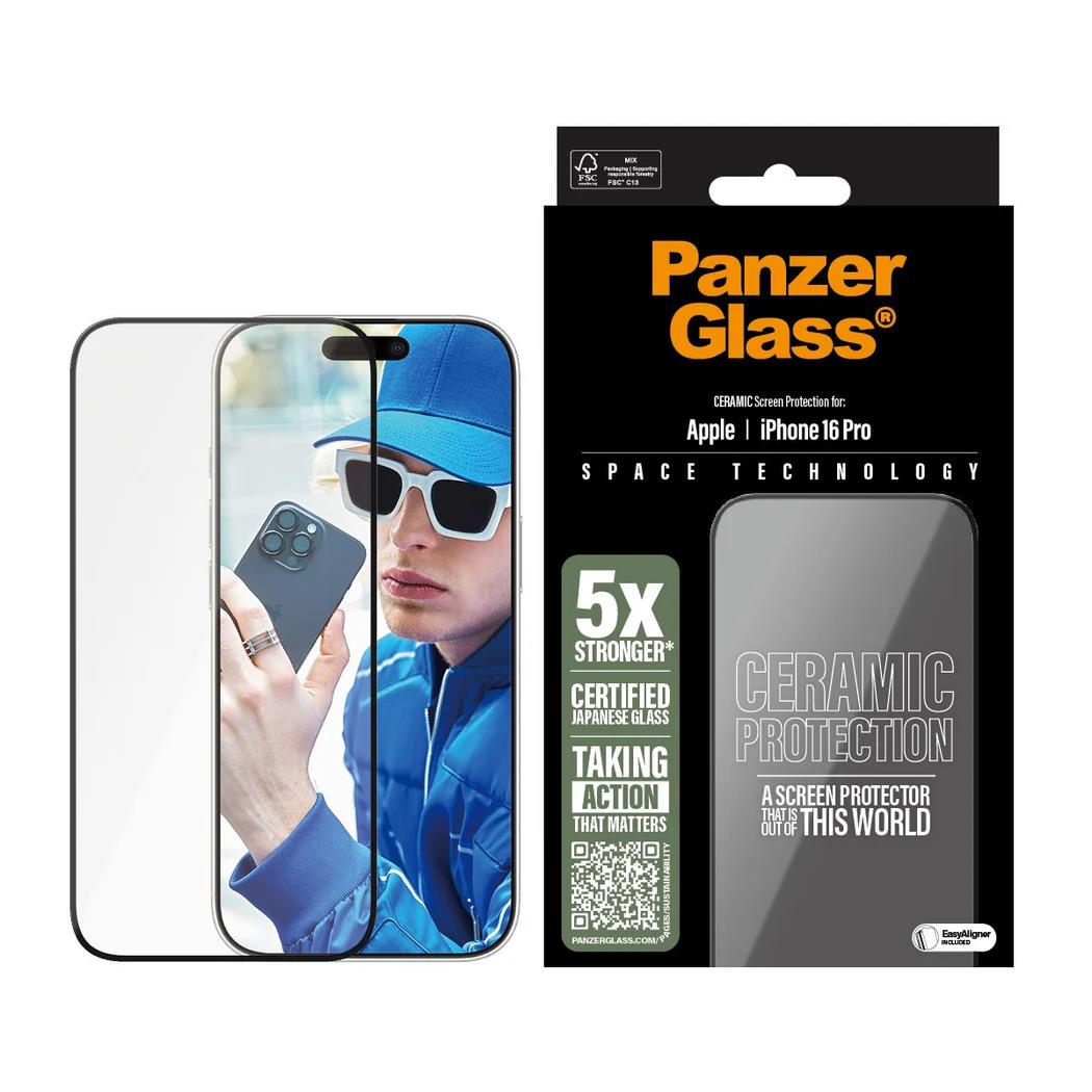 PanzerGlass iPhone 16 Pro Seramik UWF Ekran Koruyucu