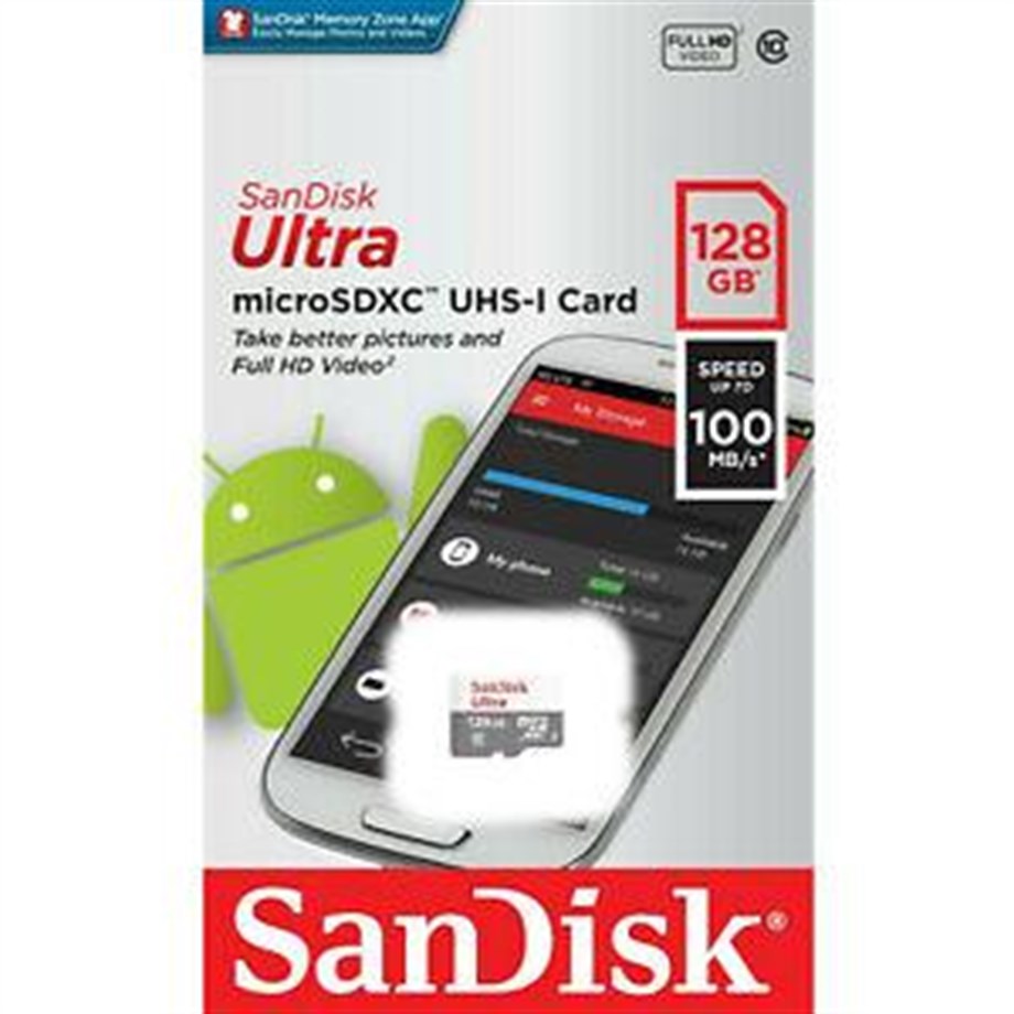 SanDisk 128 Gb Hafıza Kartı | Kılıf Mahzeni