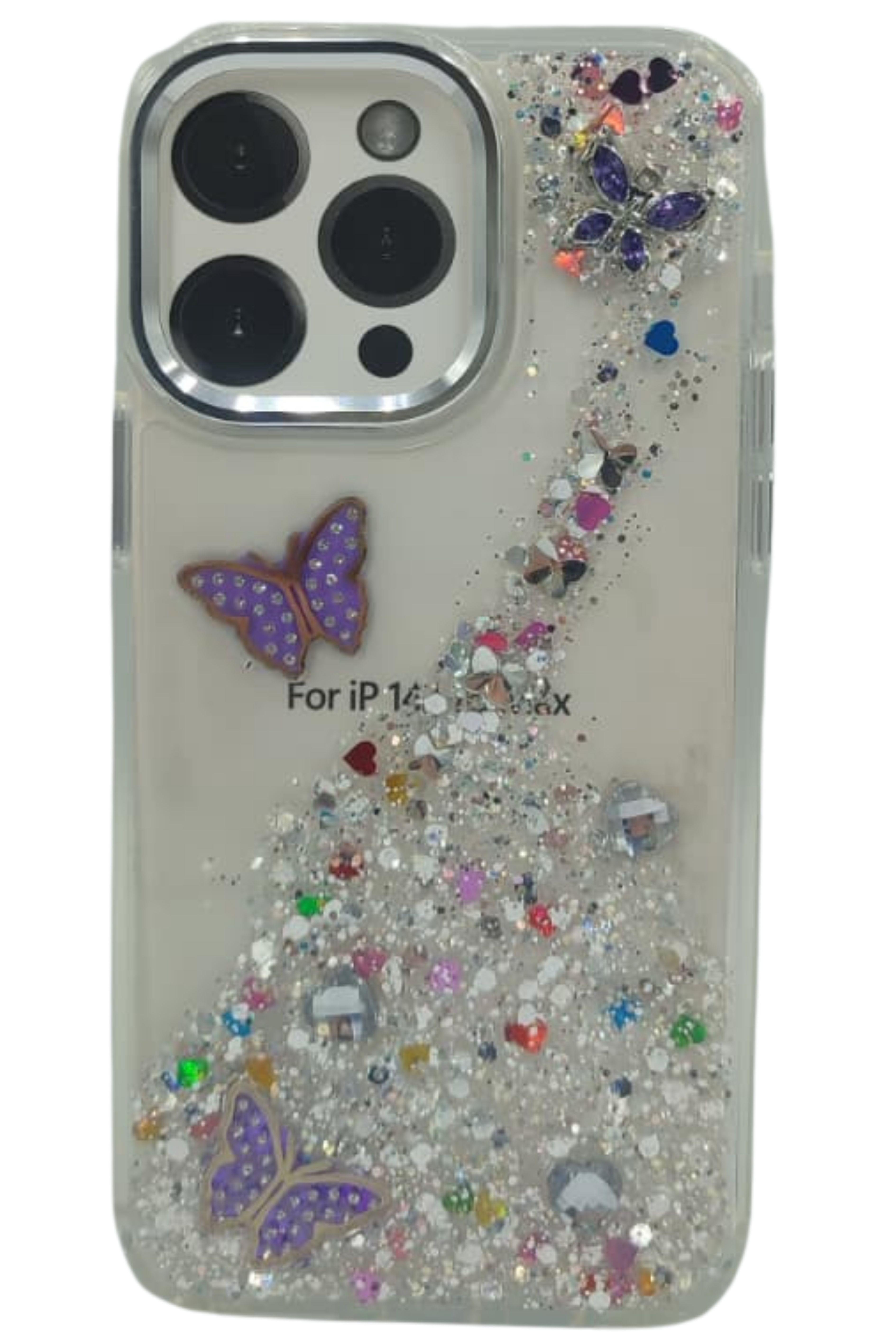 Taşlı iPhone 14 Pro Max Kılıf