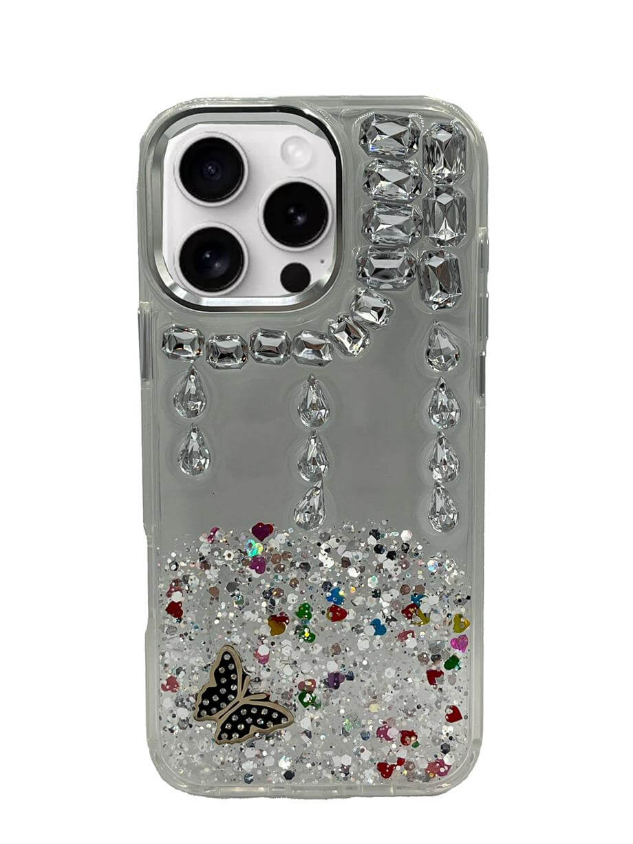 Taşlı iPhone 16 Pro Max Kılıf