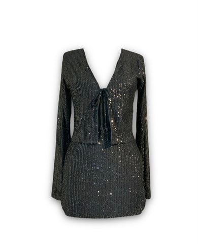 Lorna Black Mini Suting 