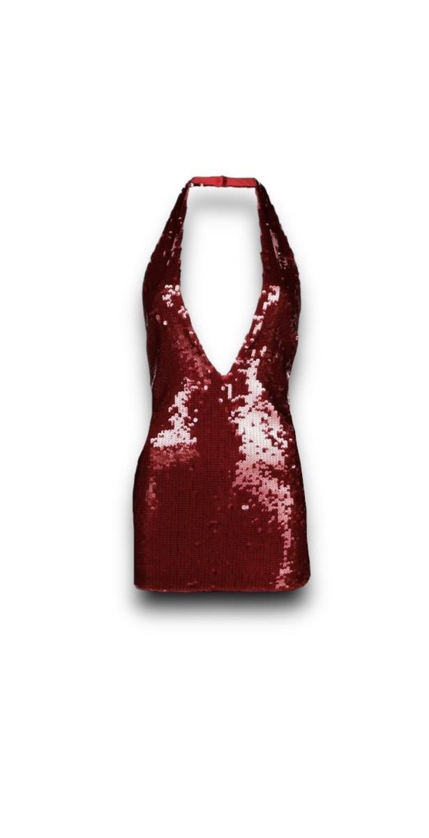 Valencia Sequined Mini Dress
