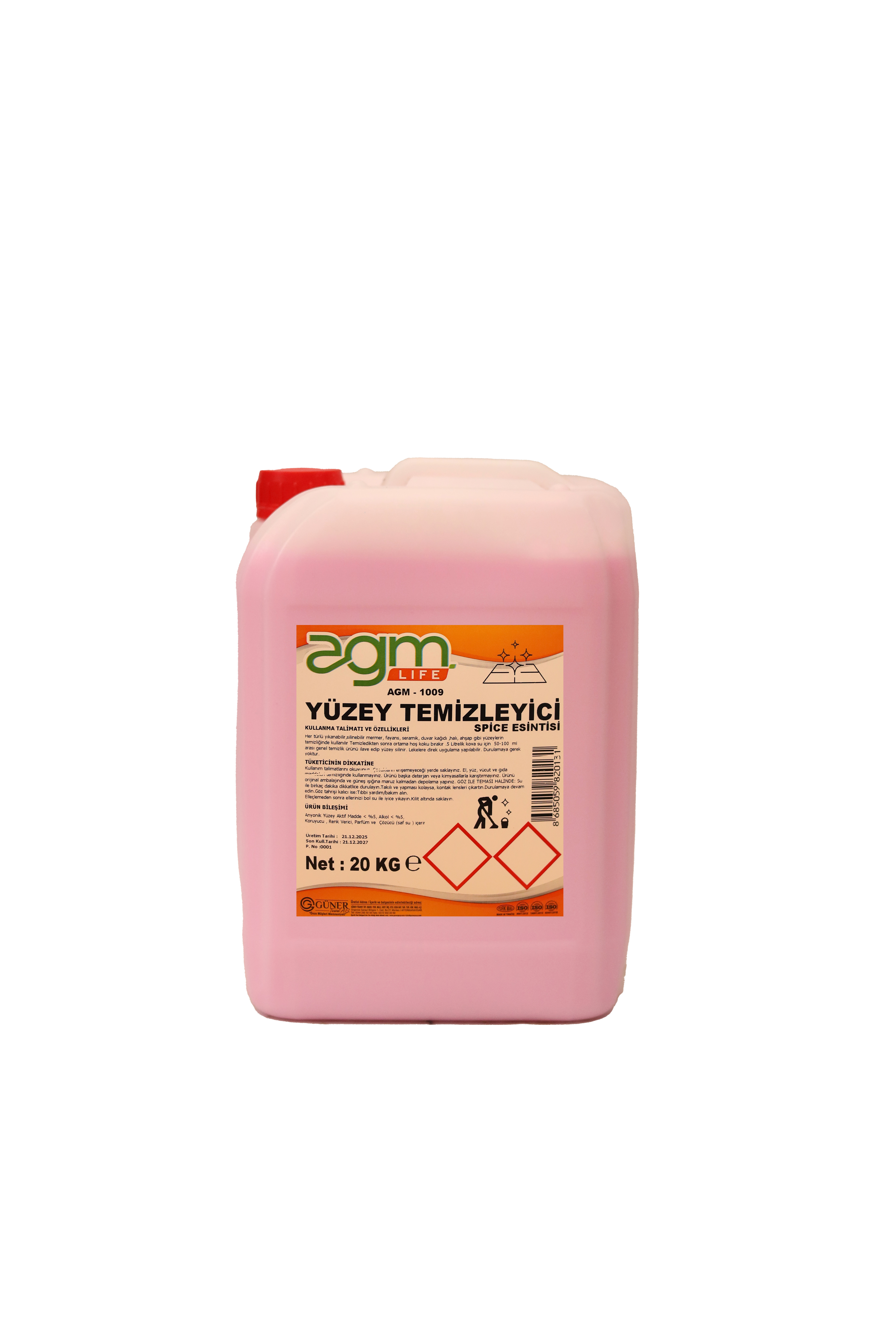 AGM 1009 AGM LİFE SPİCE YÜZEY TEMİZLEYİCİ 20 KG