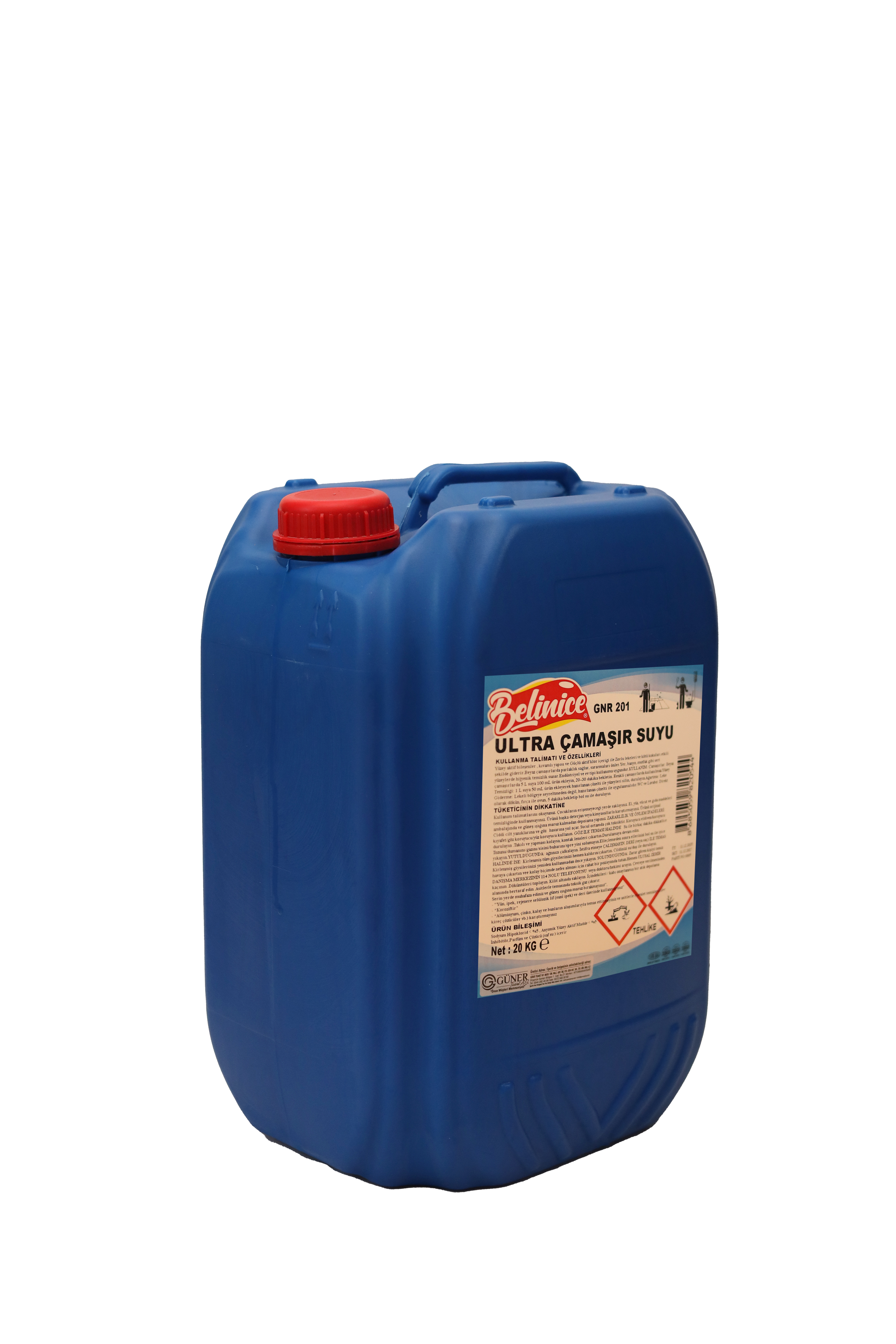 GNR 201 - BELİNİCE ULTRA KIVAMLI ÇAMAŞIR SUYU 20 KG 