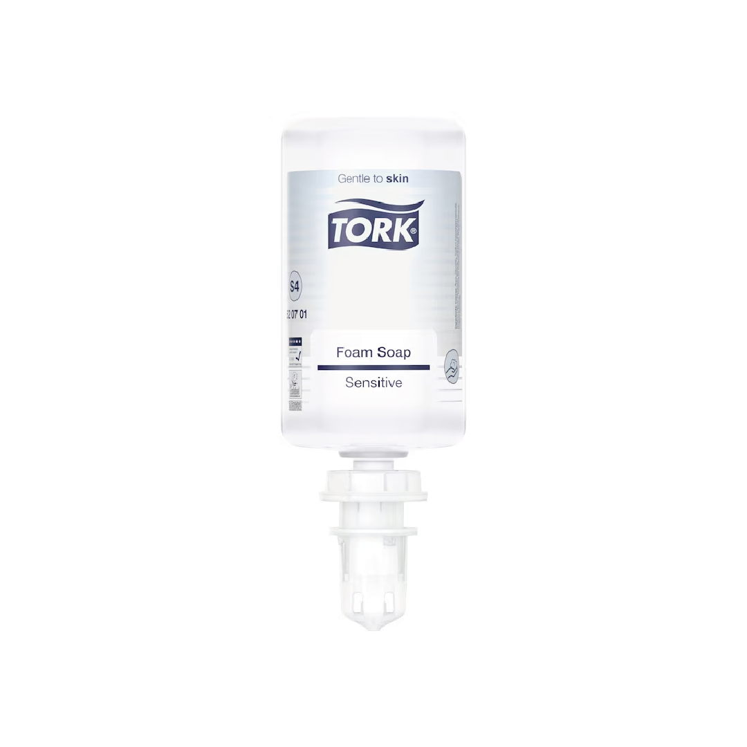 520701 Tork Sensitive Köpük Sabun 1000ml*6 (Kokusuz Renksiz)