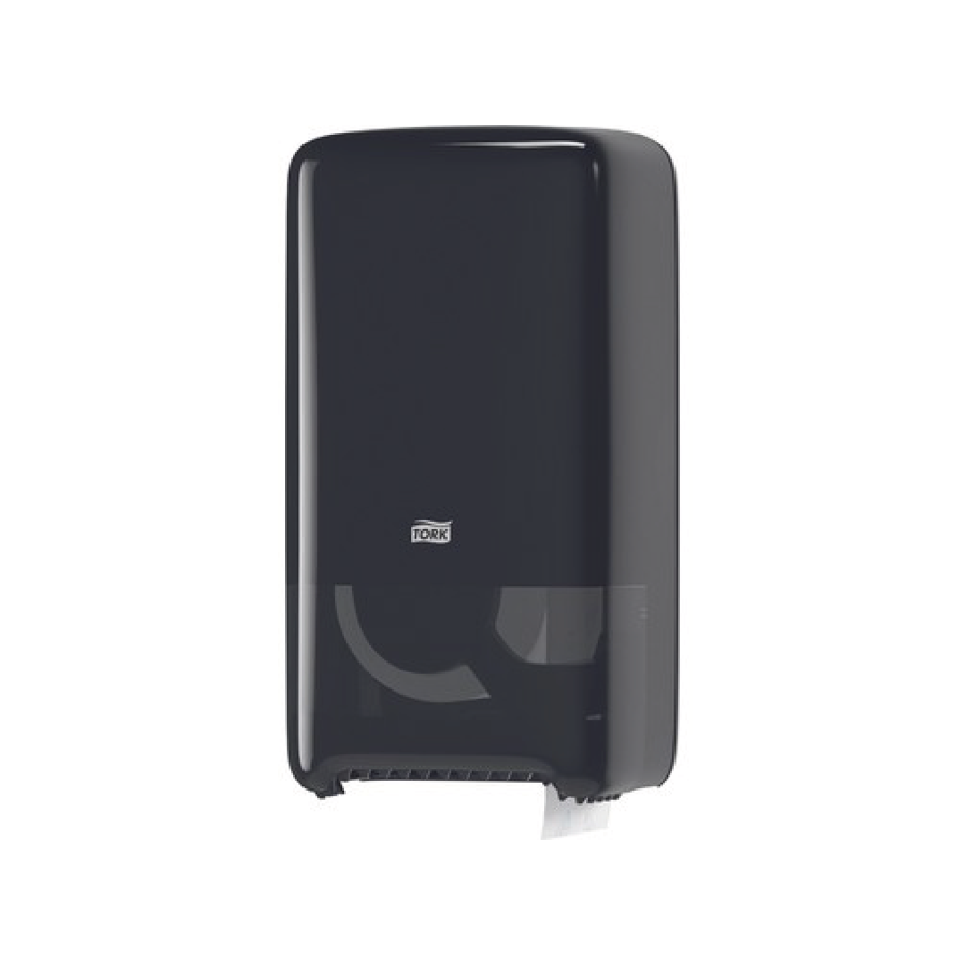 557508 Tork Çift Rulo Tuvalet Kağıdı Dispenseri Siyah