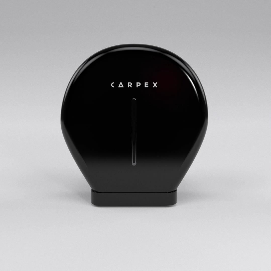 CARPEX JUMBO TUVALET KAĞIDI DİSPENSERİ SİYAH (ALTTAN ÇEKME)