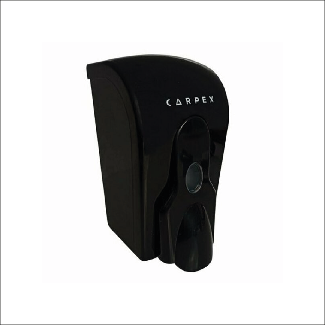 CARPEX NATURE MANUEL PLUS HAZNELİ SIVI-JEL DİSPENSERİ SİYAH