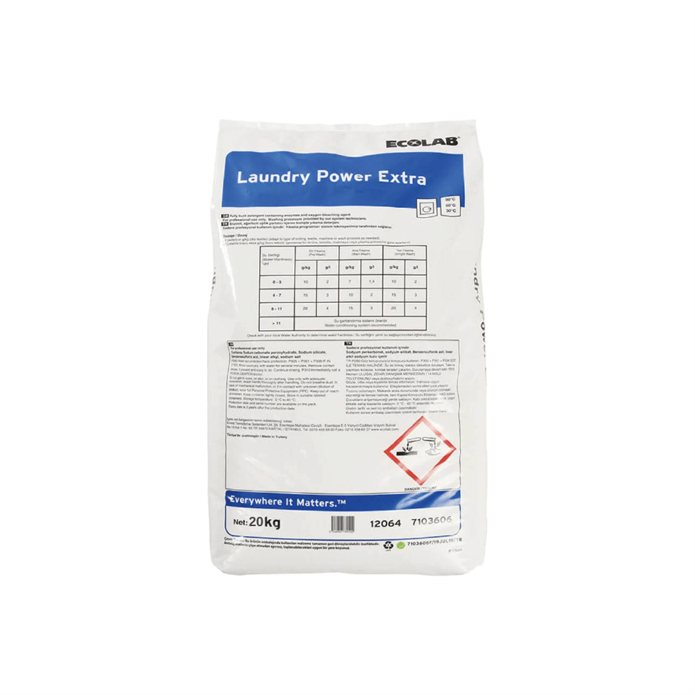 ECOLAB ECOBRİTE LAUNDRY POWDER EXTRA 20KG