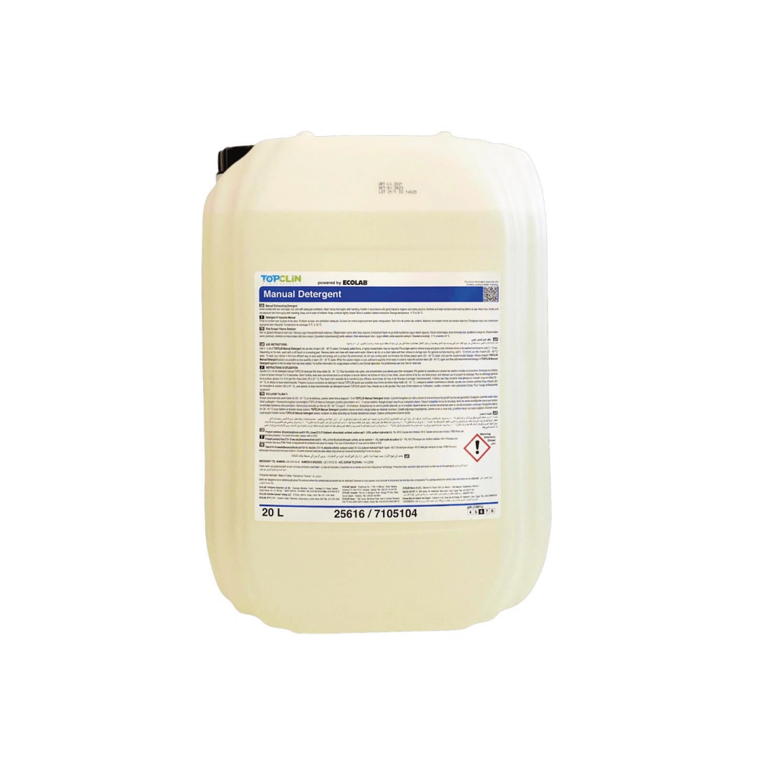 ECOLAB TOPCLIN MANUAL DETERGENT 20 L