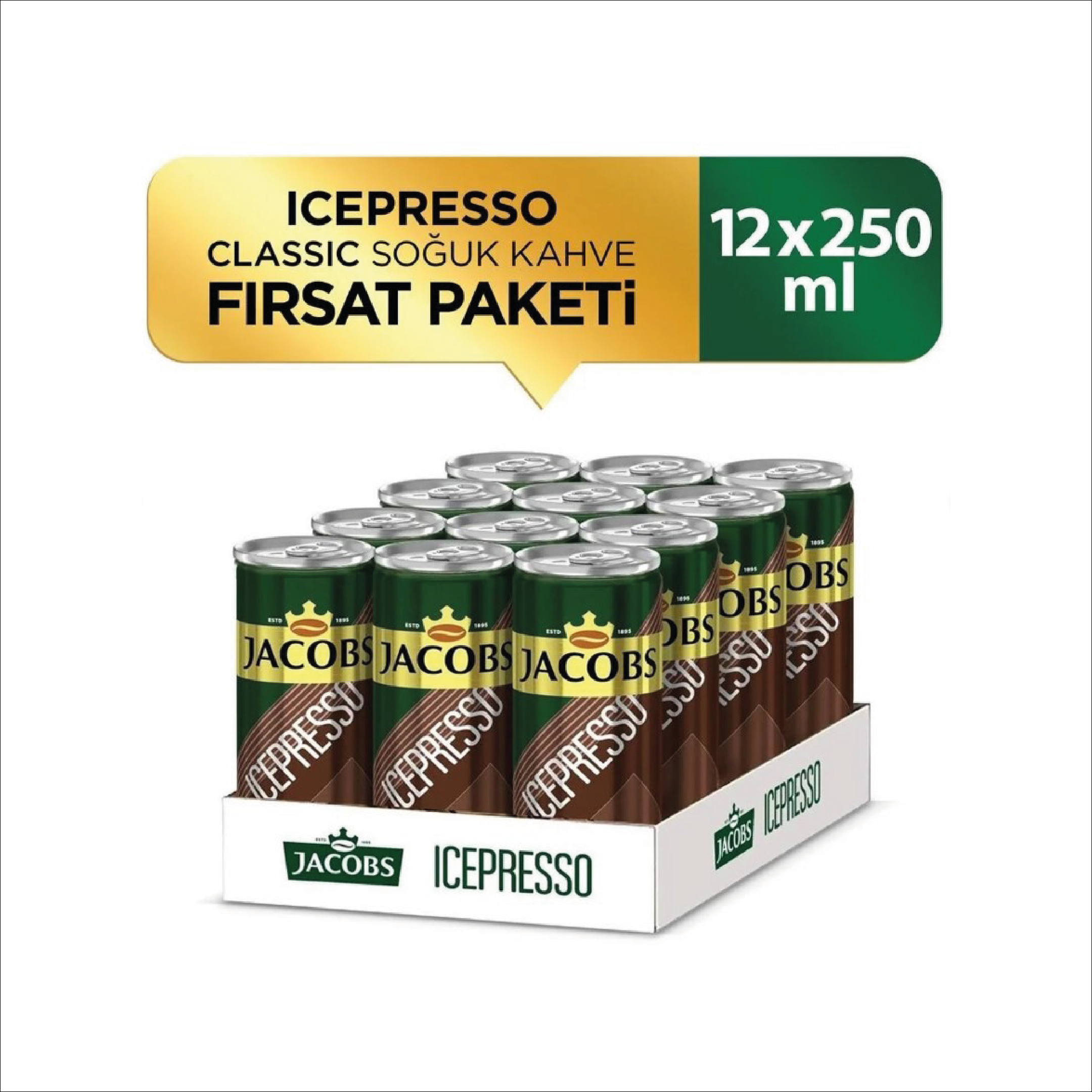 JACOBS ICEPRESSO CLASSIC 250ML X 12 ADET