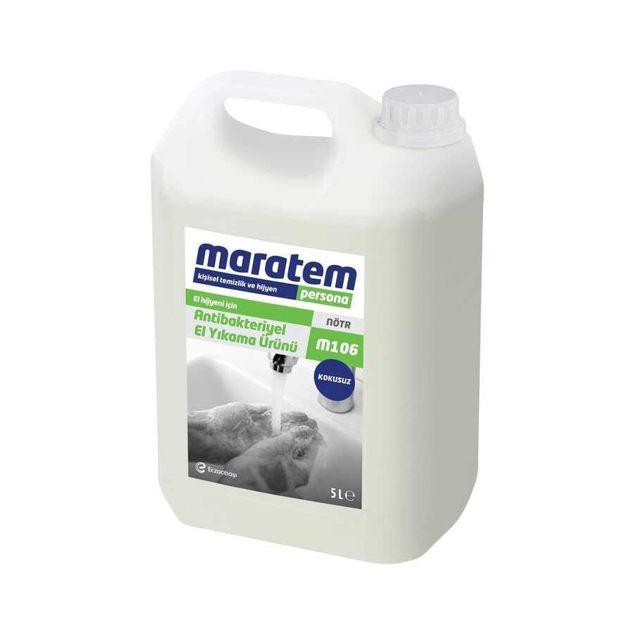 MARATEM M106 ANTİBAKTERİYEL SIVIEL YIKAMA ÜR.PAR. 5 L