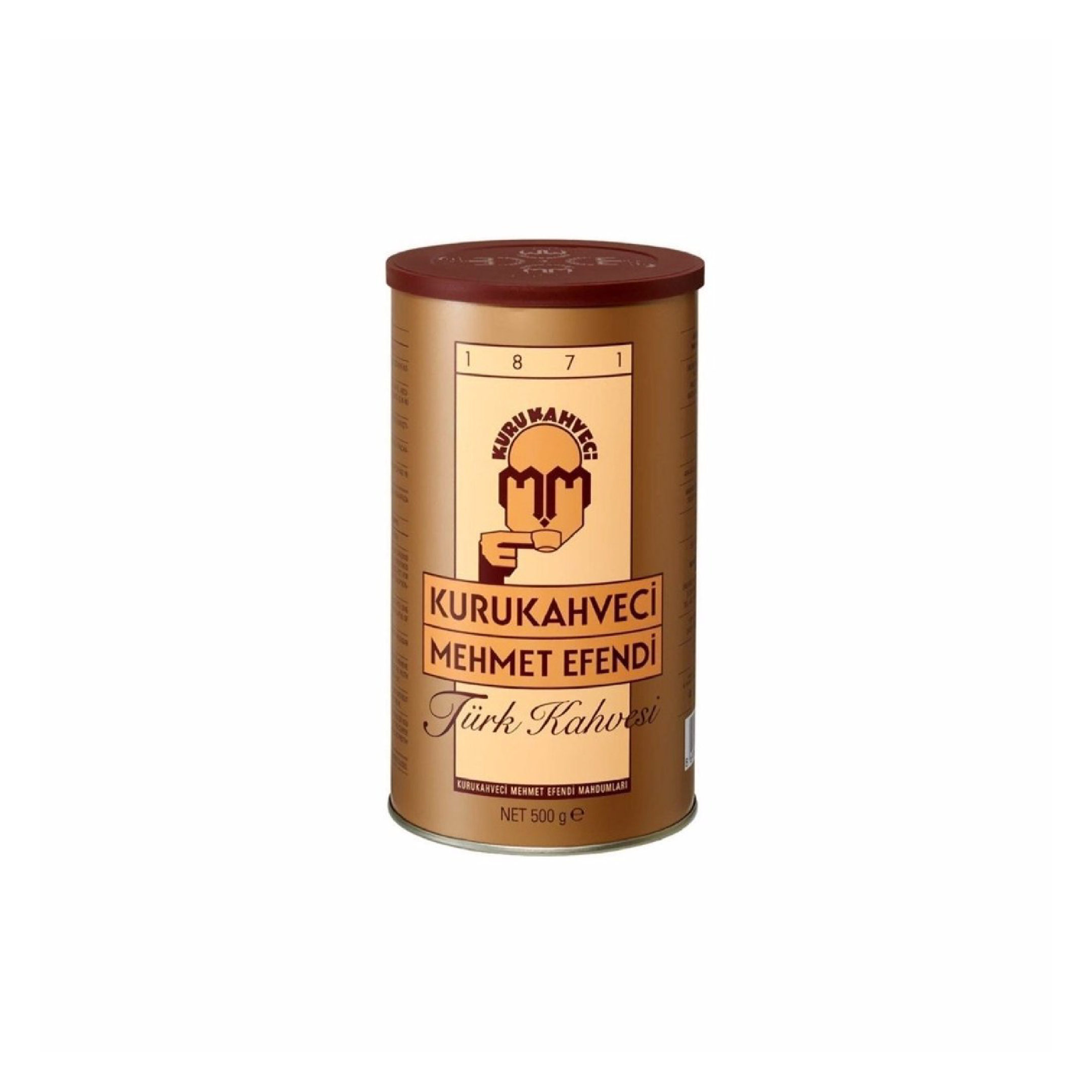MEHMET EFENDİ TÜRK KAHVESİ TENEKE KUTU 500 GR